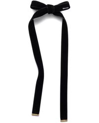 Prada - Velvet Hair Clip - Lyst