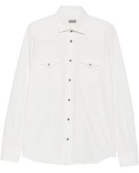 Sartorio Napoli - Flap-Pocket Button-Down Shirt - Lyst