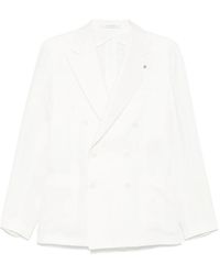 Tagliatore - Linnen Blazer - Lyst