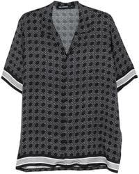 KARL LAGERFELD - Monogram-Pattern Shirt - Lyst