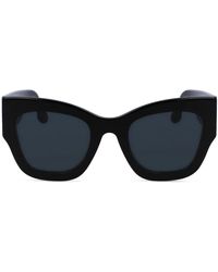 Victoria Beckham - スクエアフレーム サングラス - Lyst