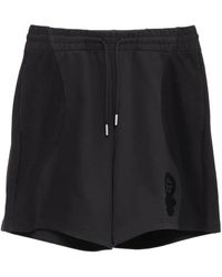CASABLANCA - Elasticated-Waistband Track Shorts - Lyst