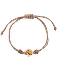 Mulberry - Adjustable Cord Charm Bracelet - Lyst