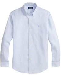 Polo Ralph Lauren - Striped Linen Shirt - Lyst