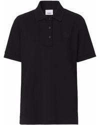 Burberry - Tb Monogram Cotton Polo Shirt - Lyst