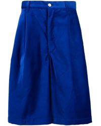 Comme des Garçons - Pleat-Detail Bermuda Shorts - Lyst