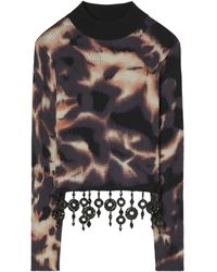 Tory Burch - Embellished Cotton Top - Lyst