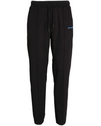 Karl Lagerfeld - Pintucked Tapered Track Pants - Lyst