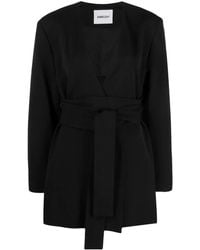 Ambush - Asymmetric-Hem Belted Blazer - Lyst