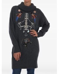 Dolce & Gabbana - Pull Brodé Orné De Cristaux - Lyst