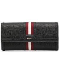 Bally - Ribbon-Detail Flap Wallet - Lyst