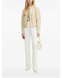 BOSS - ジップアップ レザージャケット - Lyst