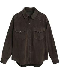 Mulberry - Rodeo Suede Double-Pocket Shirt - Lyst