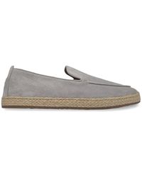 Henderson - Suede Espadrille Loafers - Lyst