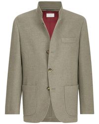 Brunello Cucinelli - Lightweight Water-Resistant Cashmere Outerwear Blazer - Lyst