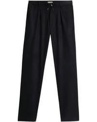 Woolrich - Milton Drawstring Flannel Trousers - Lyst