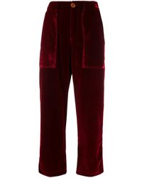 Jejia - High-Rise Cropped Trousers - Lyst