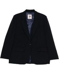 Aniye By - Pinstripe-Print Single-Breasted Blazer - Lyst