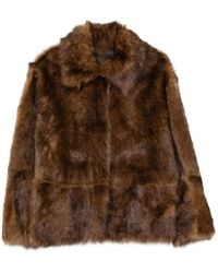 P.A.R.O.S.H. - Lamb-Fur Long-Sleeve Jacket - Lyst