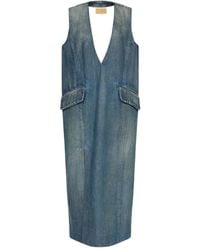 MM6 by Maison Margiela - Cotton Midi Dress - Lyst