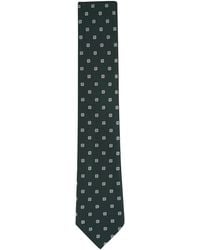 ZEGNA - Cravate À Imprimé Géométrique - Lyst