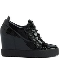 Giuseppe Zanotti - Addy Wedge Zip-Fastening Sneakers - Lyst