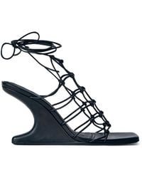 Rick Owens - Web Cantilever Wedge-Sandalen - Lyst