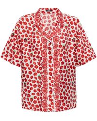 Versace - Camisa de 'Strawberry Garden' - Lyst