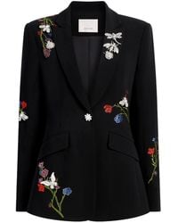 Cinq À Sept - Floral-Embellished Cheyenne Blazer - Lyst