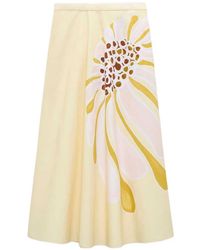 Dorothee Schumacher - Floral-Print Midi Skirt - Lyst