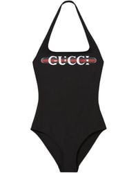 Gucci - Badeanzug Aus Schillerndem Jersey Mit Print, Größe - Lyst
