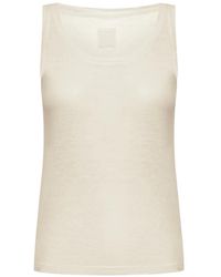 120% Lino - Slub-Texture Tank Top - Lyst