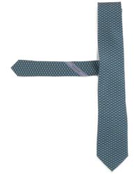 Ferragamo - Gemusterte Seidenkrawatte - Lyst