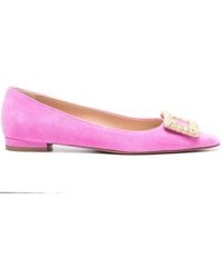 Roberto Festa - Suede Ballerina Shoes - Lyst