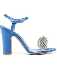 Manolo Blahnik - Ostria 90Mm Star-Embellished Sandals - Lyst