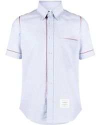 Thom Browne - Hemd Mit Rwb-Streifen - Lyst
