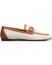 Tod's - Two-Tone Chain Loafers - Lyst