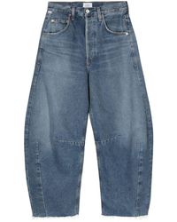 Citizens of Humanity - Horseshoe Wide Cotton Jeans - Lyst