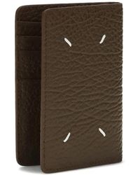 Maison Margiela - Four-Stitch Leather Card Holder - Lyst