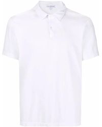 James Perse - Short-Sleeved Cotton Polo Shirt - Lyst