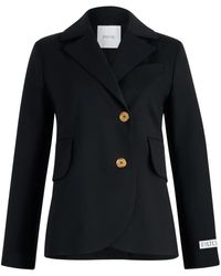 Patou - Twill Blazer Met Ceintuur - Lyst