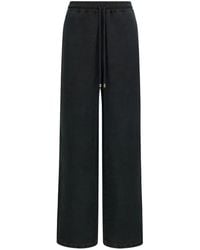 Amiri - Script Linen Gd Casual Trousers - Lyst