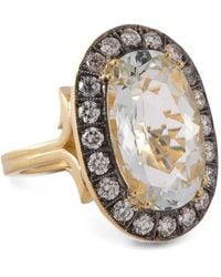 Sylva & Cie - Topaz And Diamond Ring - Lyst