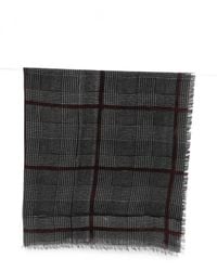 Faliero Sarti - Cristopher Check-Pattern Frayed Scarf - Lyst