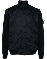 Stone Island - Panelled Bomber Jacket - Lyst