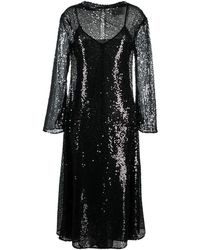 Erika Cavallini Semi Couture - Sequin-embellished Maxi Dress - Lyst