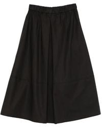 Antonelli - Elasticated-Waistband Flared Midi Skirt - Lyst