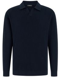 BOGGI - Pull Côtelé À Col Ouvert - Lyst
