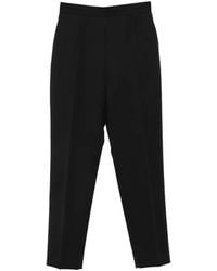 The Row - Eranza Pressed-Crease Tailored Trousers - Lyst