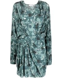 IRO - Vestido corto con estampado Fontana - Lyst